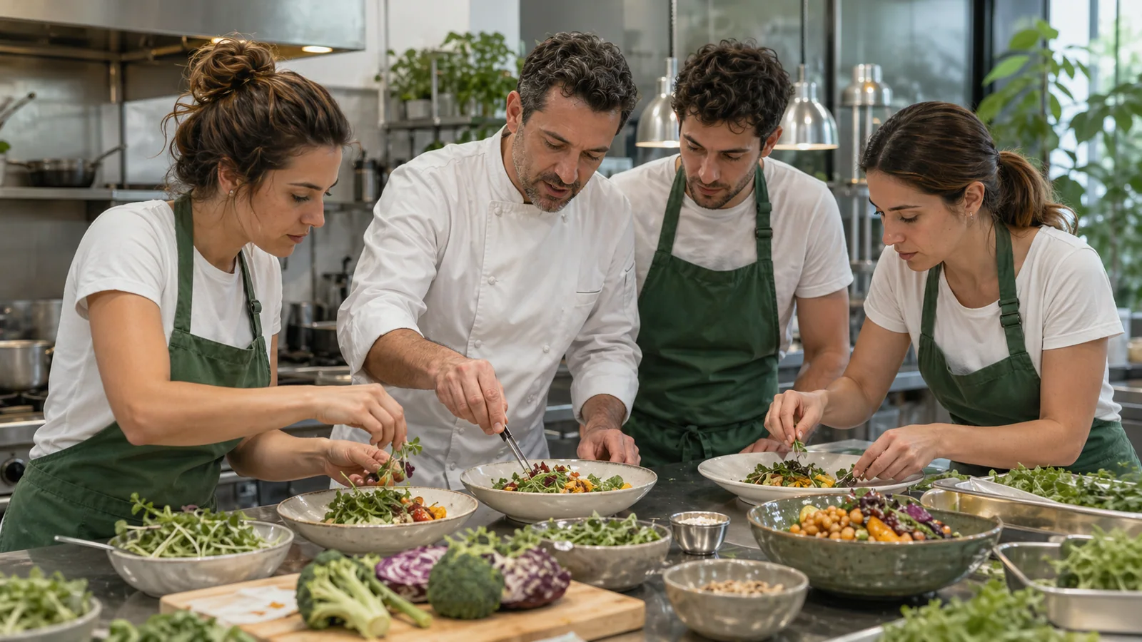 Cocina Vegetariana en Restauración